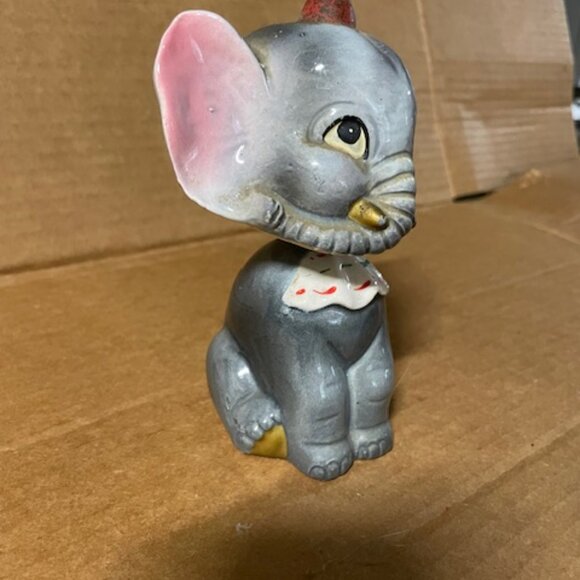 Vintage Nodder Bobblehead Elephant 1950's - Picture 4 of 13
